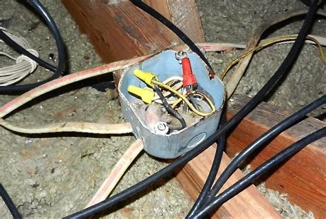 can junction box be under plywood attic|attic junction box wiring.